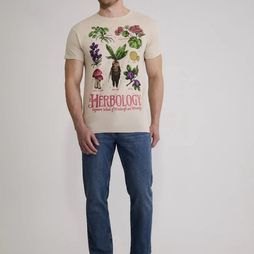 Harry Potter Men's & Big Men's Herbology Color Graphic Tee - Picture 5 of 9